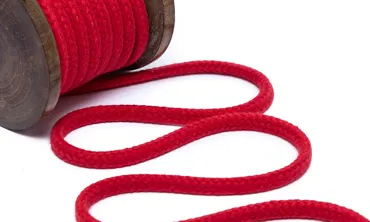 Baumwollkordel 6 mm - Rot