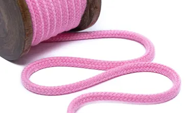 Baumwollkordel 6 mm - Rosa