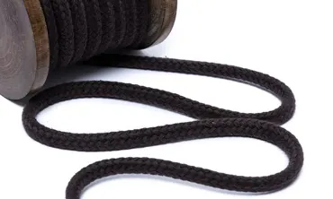 Baumwollkordel 6 mm - Dunkelbraun