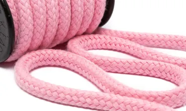 Baumwollkordel 12 mm - Rosa