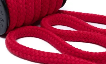 Baumwollkordel 12 mm - Rot