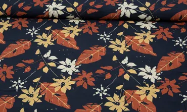 Viskose Autumn Pauline Nachtblau