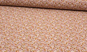 BIO Double Gauze Herbstwiese Orange