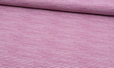 Jersey Streifen Old Rose