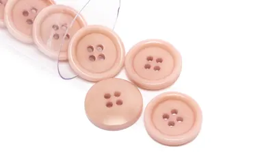 Knopf Corozo 20 mm 4-Loch - Puff