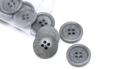 Knopf Corozo 20 mm 4-Loch - Sky