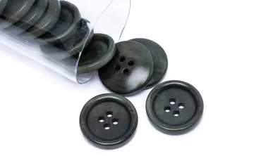 Knopf Corozo 20 mm 4-Loch - Moss