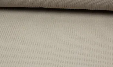 Waffeljersey - Uni Sand