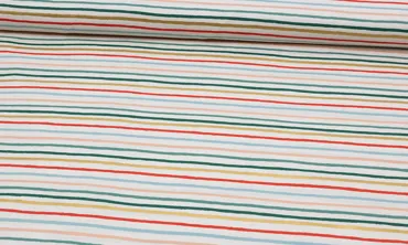 Baumwolle Rifle Paper - Basics Stripe Colors Gold