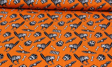 Baumwolle Glow Ghosts Orange