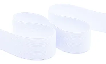 Gummiband 40 mm - Weiss