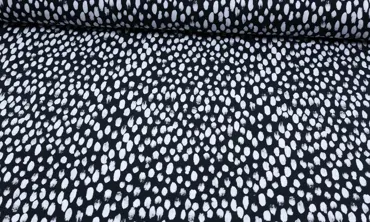 French Terry Modal Brush Black