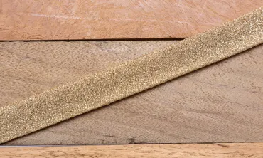 Einfassband Glamour 20 mm - Gold Glitzer