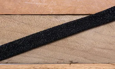 Einfassband Glamour 20 mm - Schwarz Glitzer