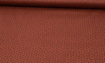 Baumwollstretch Korngarbe Rost