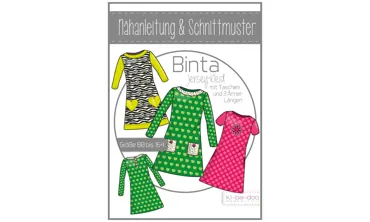 Schnittmuster ki-ba-doo Binta Jerseykleid Girl