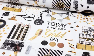 Canvas - Geschenke in Gold