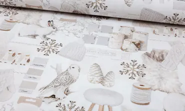 Canvas - Wintertraum und Eule