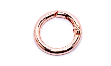 Ringkarabiner 18 mm - Rose Gold