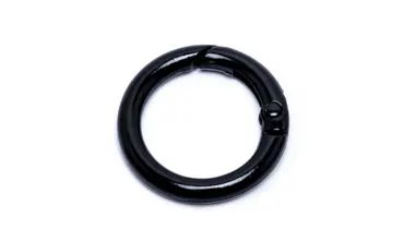 Ringkarabiner 18 mm - Schwarz