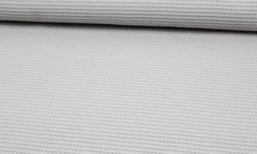 Waffelpiqué - Hellgrau