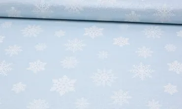 Jacquard - Winterzauber Eisblau