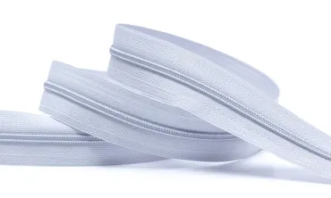 Reissverschluss 4 mm Uni - Steingrau