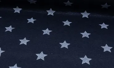 Bastelfilz Mittel 3 mm - Sterne Navy