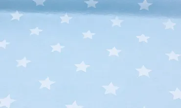 Bastelfilz Mittel 3 mm - Sterne Hellblau