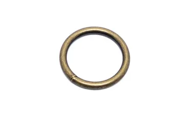 Ring 25 mm - Altmessing 3,5 mm stark