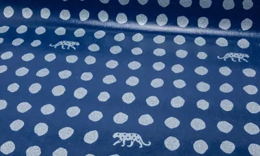 Echino Laminate - Leopard Blue Silver