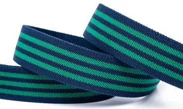 Gurtband 40 mm elastisch - Retro Navy Green