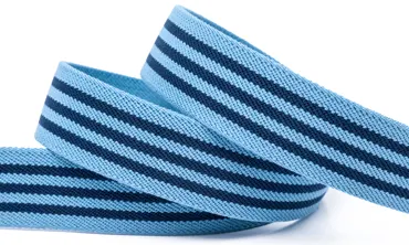 Gurtband 40 mm elastisch - Retro Blue Navy