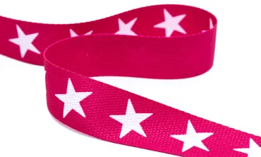 Gurtband 30 mm - Big Star Pink