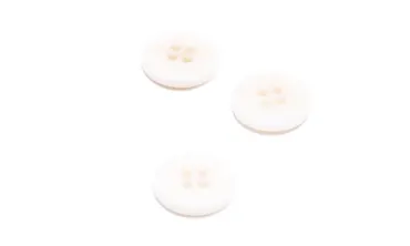 Knopf Corozo 15 mm 4-Loch - Shell