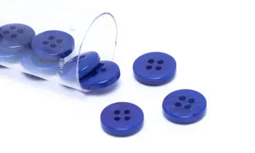 Knopf Corozo 11 mm 4-Loch - Lapis