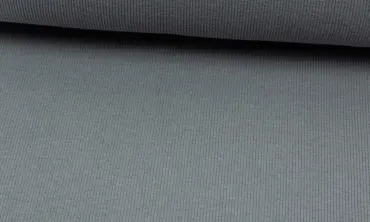 Bündchen Fein Ripp - Grau