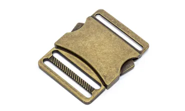 Steckschnalle 40 mm - Altmessing