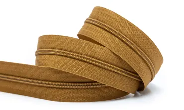 Reissverschluss 4 mm Uni - Senf