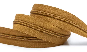 Reissverschluss 6 mm Uni - Senf