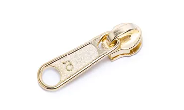 Bügelschieber 6 mm Light Gold - grosse Lasche