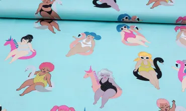 Baumwolle - Flirty & Floaty Türkis