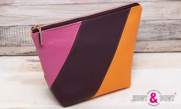 Necessaire Kunstleder - Triple Aubergine