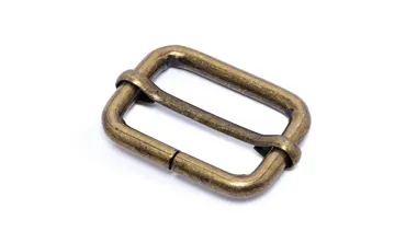 Leiterschnalle 30 mm - Altmessing