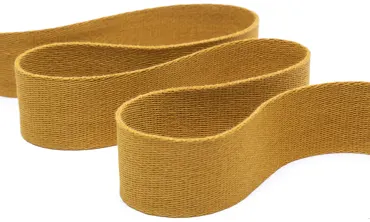 Gurtband 40 mm Baumwolle Polyester - Senf