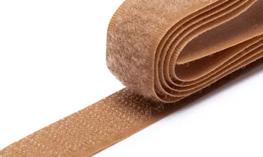 Klettverschluss 20 mm - Tabak