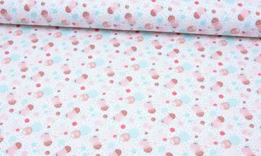 Jersey - Big Dots Powder Mint