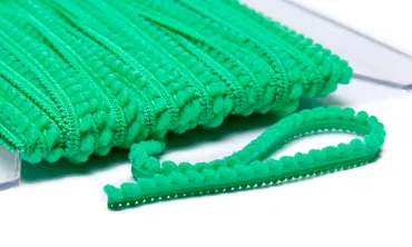 Pompons Micro - Smaragd