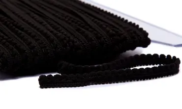 Pompons Micro - Schwarz