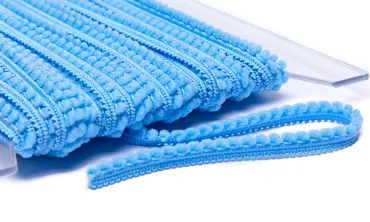 Pompons Micro - Blau